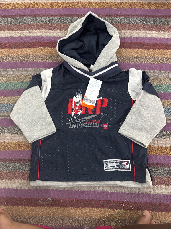 Blue hoodie winter-sweat shirt