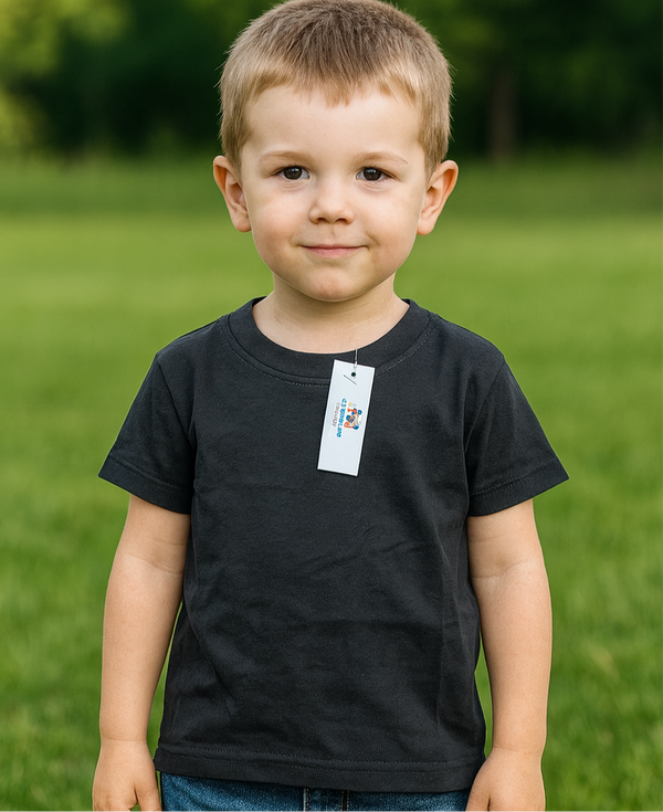 Jet black summer-shirt