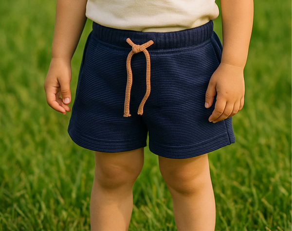 Navy blue Summer-Shorts