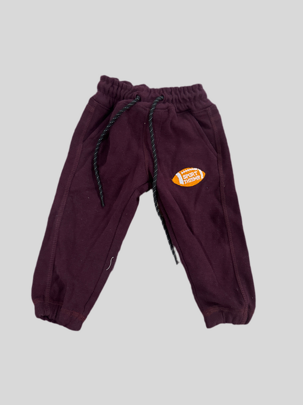 Maroon-winter trouser