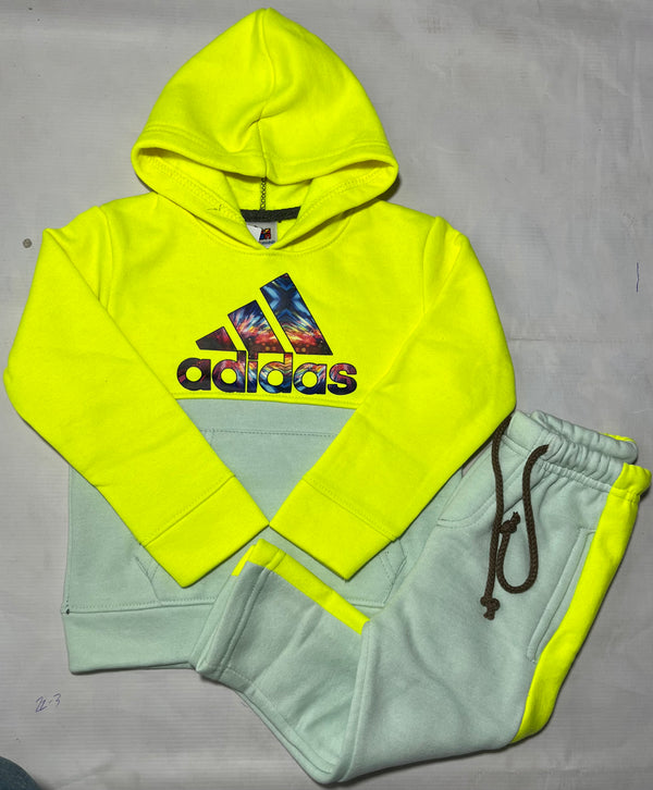 Parrot green Ads-Winter Tracksuit