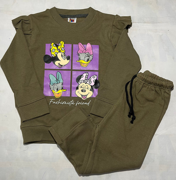 Green minnie-printed Tracksuit