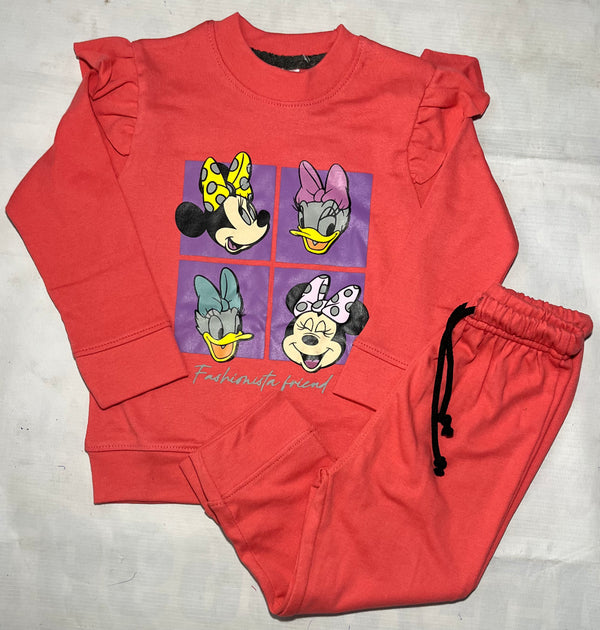 Pink minnie -printed Tracksuit