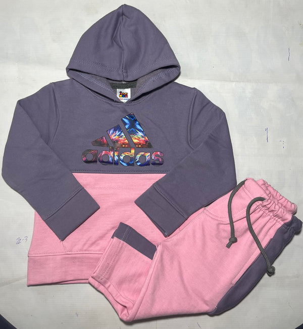 Purple pink Ads-Winter Tracksuit