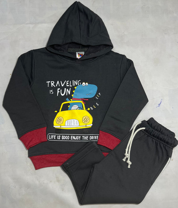 Dark grey Car-Winter Tracksuit