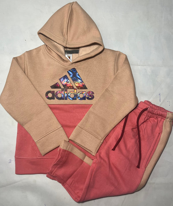 Peach pink Ads-Winter Tracksuit