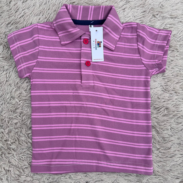 Pink color plo summer-shirt