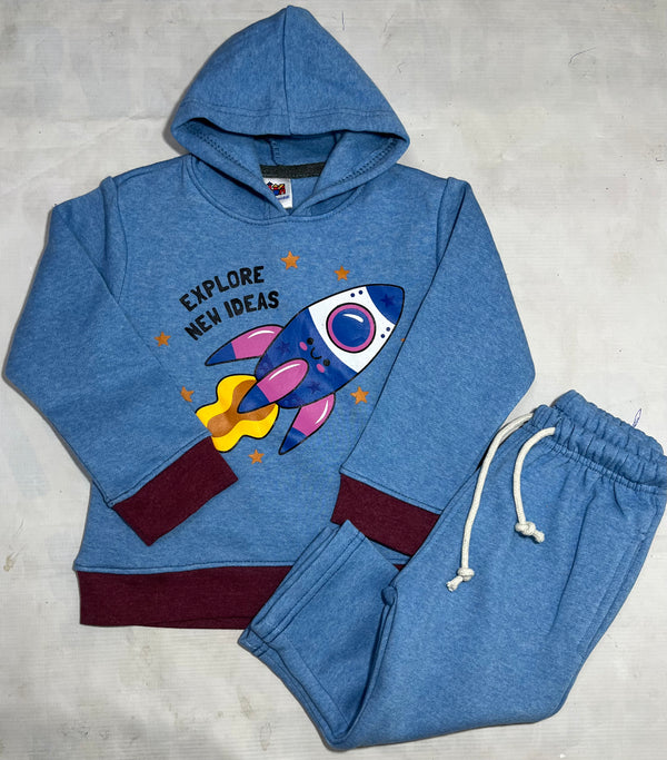 Light Blue Rocket -Winter Tracksuit