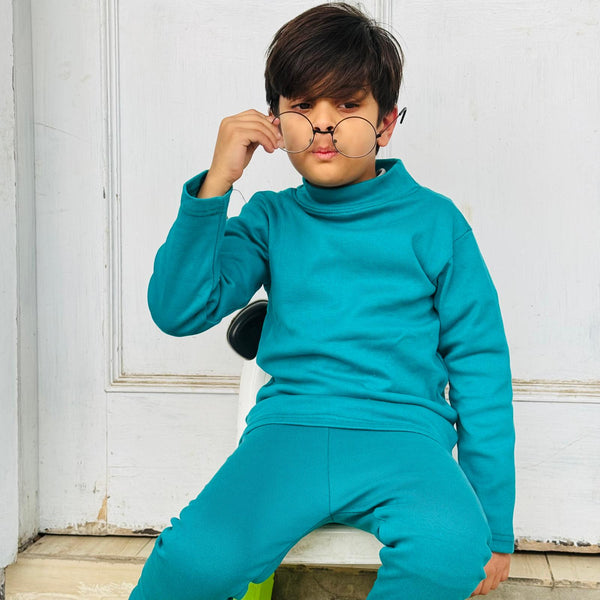 Teal inner -winter Tracksuit