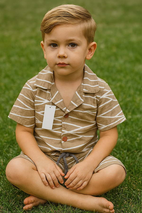 Brown Summer-Shortsuit