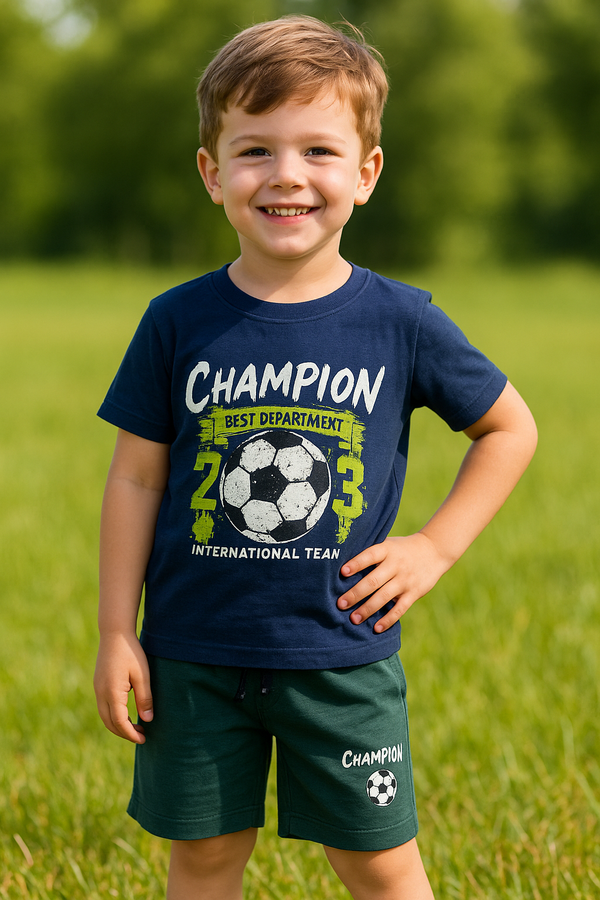Navy blue champion Summer-Shortsuit