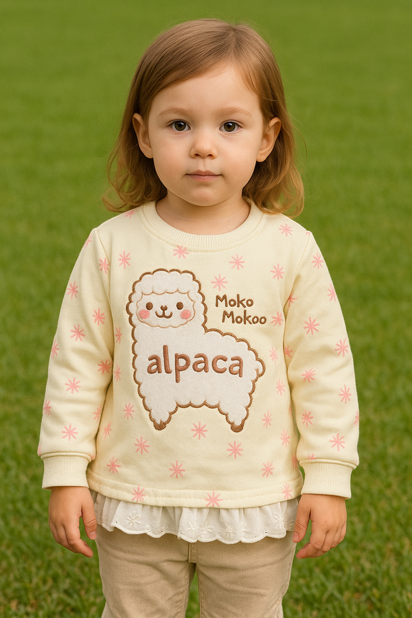 Off white Alpaca winter-sweat shirt