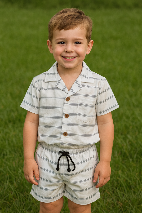 White linning-shortsuit