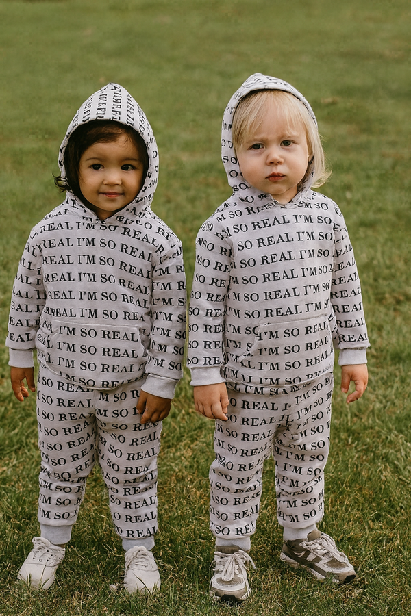 Purple Alphabet With hood winter-Tracksuit