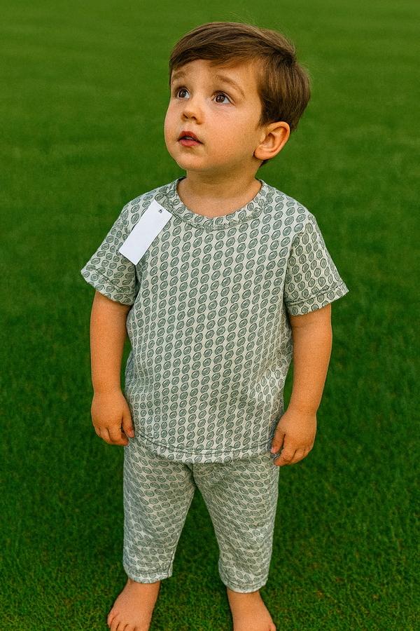 Light green allover printed-Tracksuit