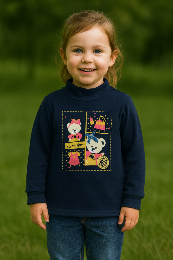 Blue micky winter-sweat shirt