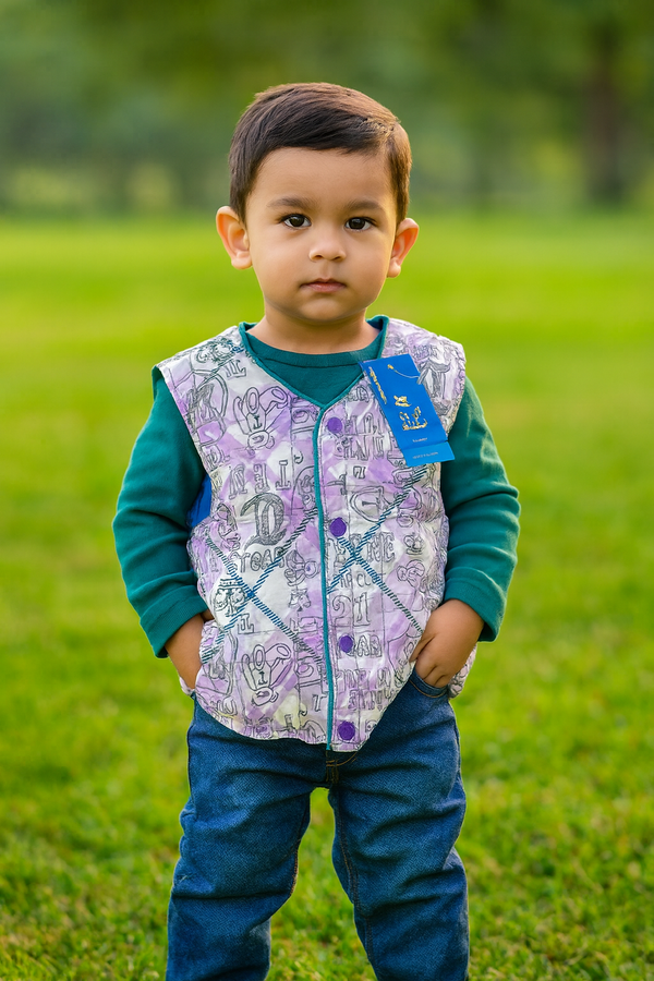 Purple Allover-IMPORTED light weight JACKET