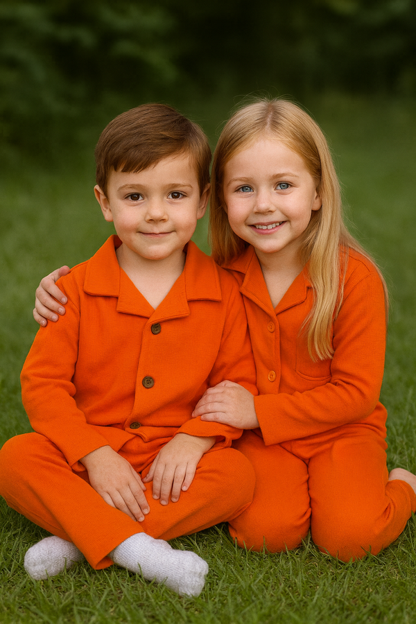Orange-Winter Tracksuit