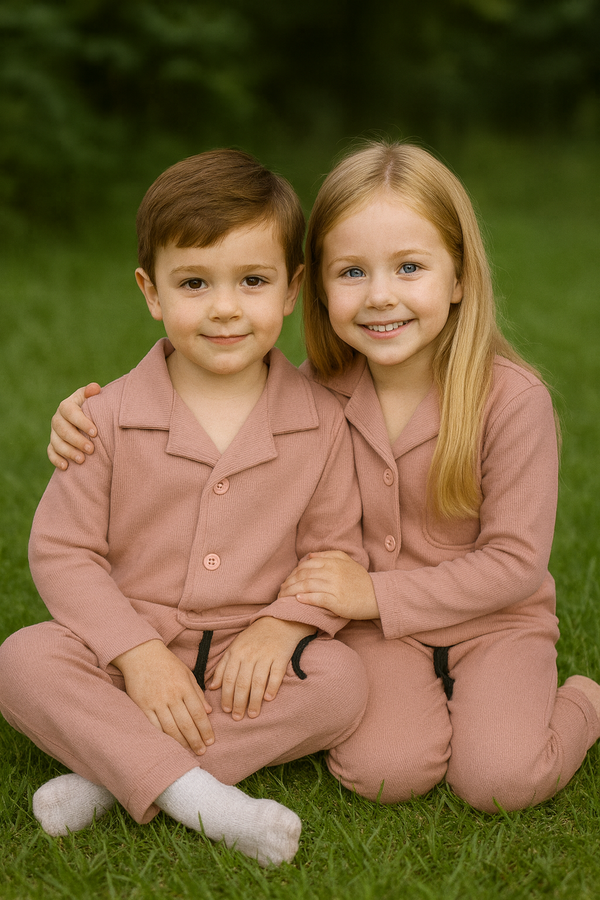 Baby pink-Winter Tracksuit