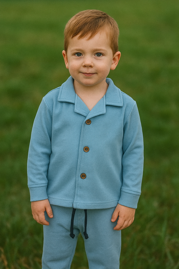 Sky blue-Winter Tracksuit