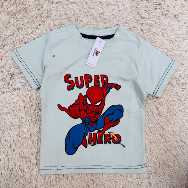 Sky blue spiderman summer-shirt