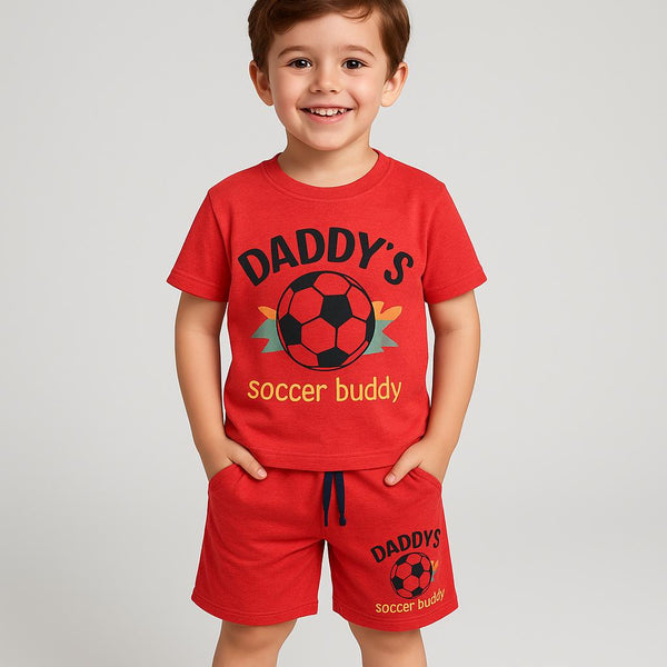 Red football Summer-Shortsuit