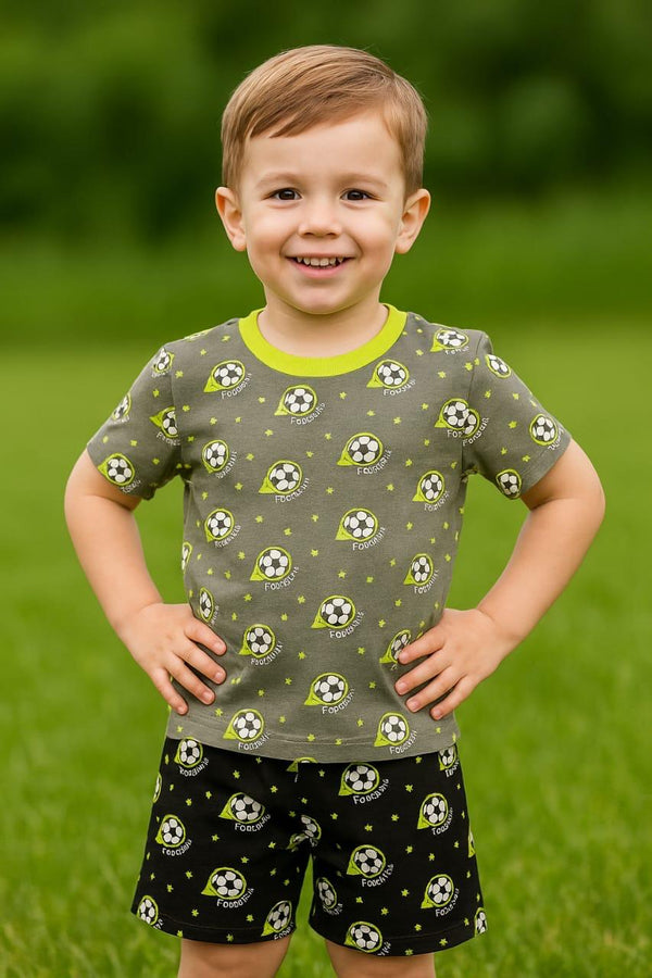 Allover printed-Shortsuit