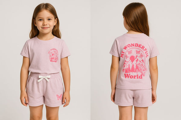 Wonderful world Summer-Shortsuit
