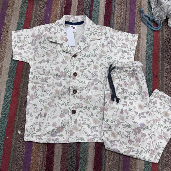 Allover flower printed-Tracksui